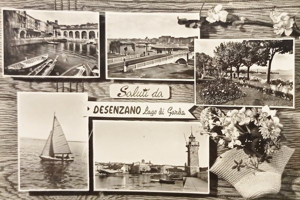 Cartolina - Saluti da Desenzano - Lago di Garda - …