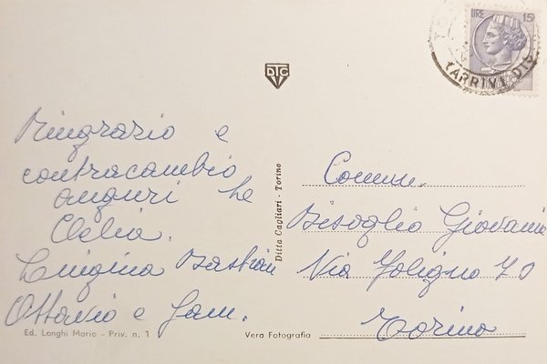 Cartolina - Saluti da Oulx - Vedute diverse - 1960 …