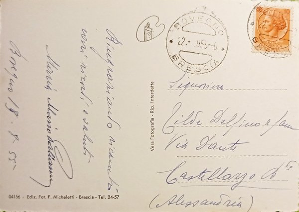 Cartolina - Bovegno - Alta Valle trompia - Vedute diverse …