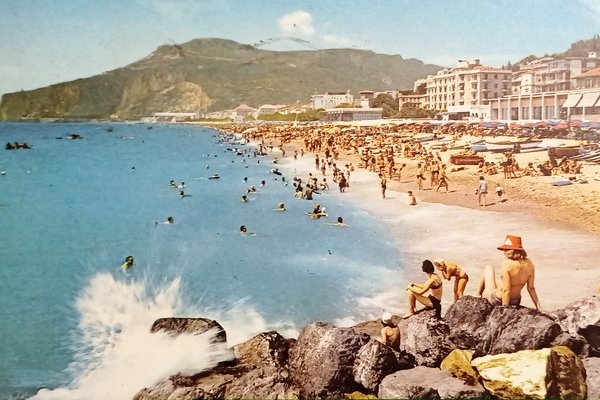 Cartolina - Riviera delle Palme - Finale Ligure - L'ora …