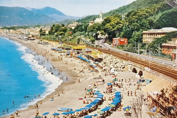 Cartolina - Cavi - La Spiaggia e Panorama - 1967