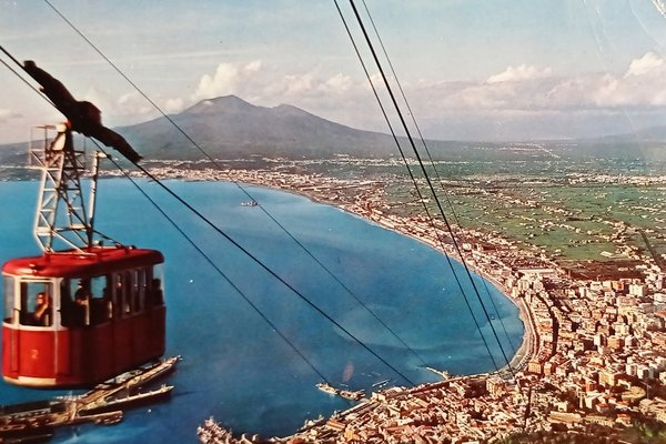 Cartolina - Castellammare di Stabia - panorama e Funivia Monte …