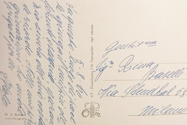 Cartolina - Alba di Canazei ( Trento ) - Panorama …