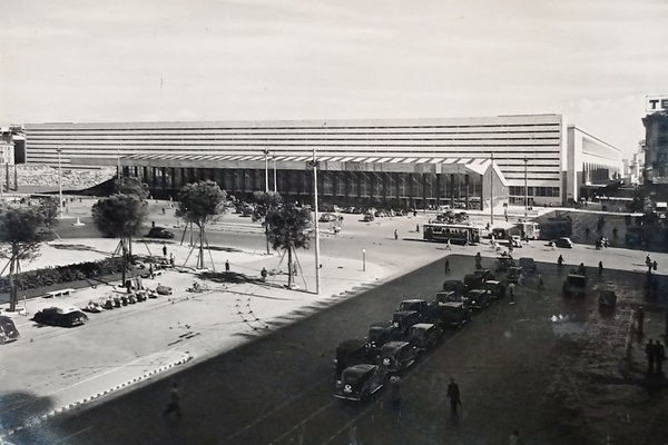 Cartolina - Roma - Stazione Termini - 1956