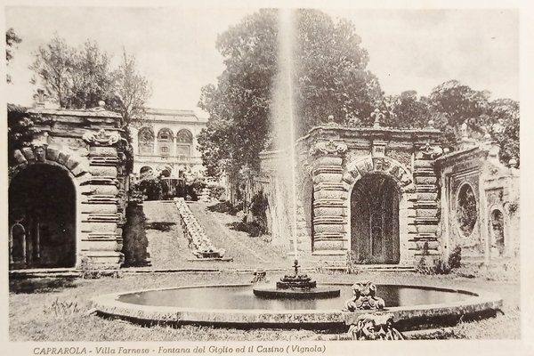 Cartolina - Caprarola - Villa Farnese - Fontana del Giglio …