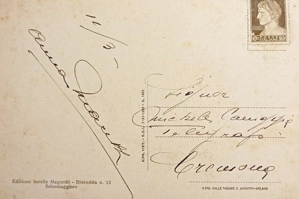 Cartolina - Salsomaggiore - Castello di Scipione - 1930 ca.