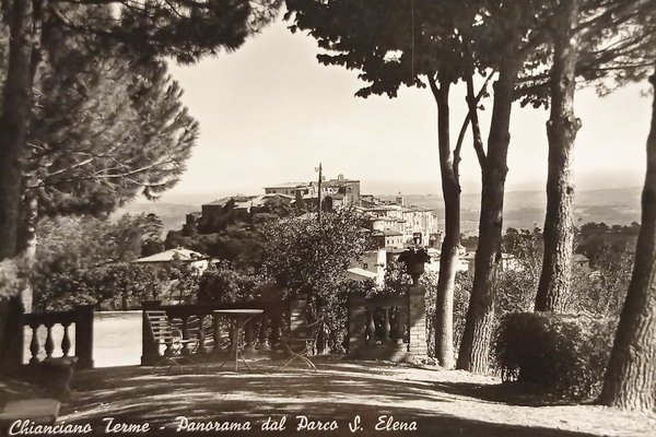 Cartolina - Chianciano Terme - Panorama dal Parco S. Elena …