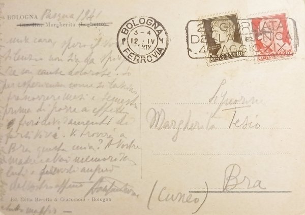 Cartolina - Bologna - Giardini Margherita ( Laghetto ) - …