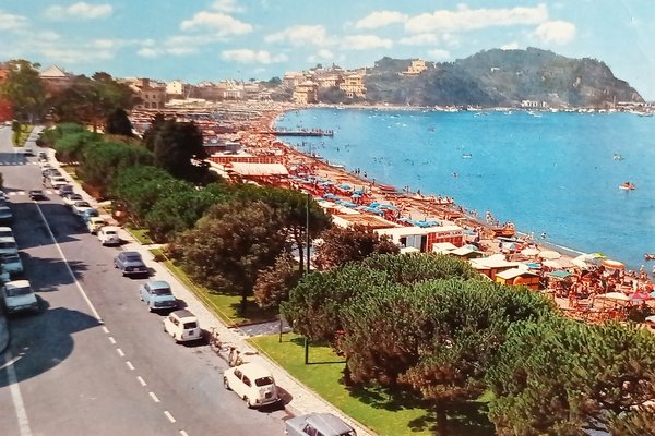Cartolina - Sestri Levante - Spiaggia di Ponente e Penisola …