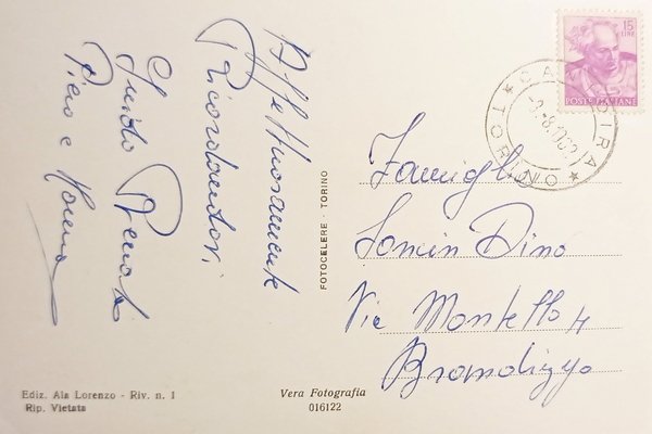 Cartolina - Cantoira - Fondo Valle - Sfondo Levanna - …