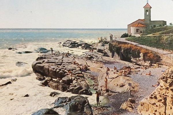 Cartolina - Bordighera - Riviera dei Fiori - Scogliera di …