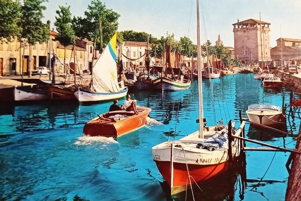Cartolina - Cervia Milano Marittima - Porto Canale - 1967