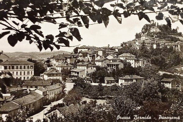 Cartolina - Orsara Bormida - Panorama - 1954