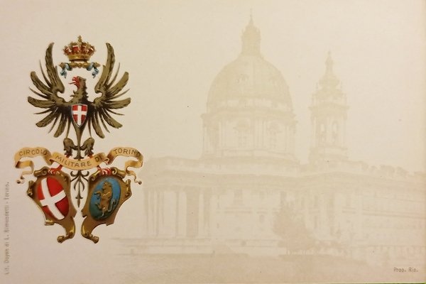 Cartolina - Militaria - Circolo Militare di Torino - 1901 …