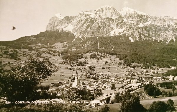 Cartolina - Cortina d'Ampezzo ( Belluno ) - Tofane - …