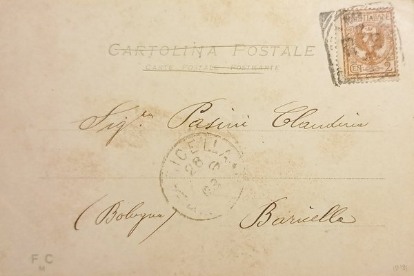 Cartolina - Alessandria - Castello di Marengo - 1903