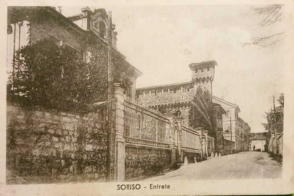 Cartolina - Soriso ( Novara ) - Entrate - 1950