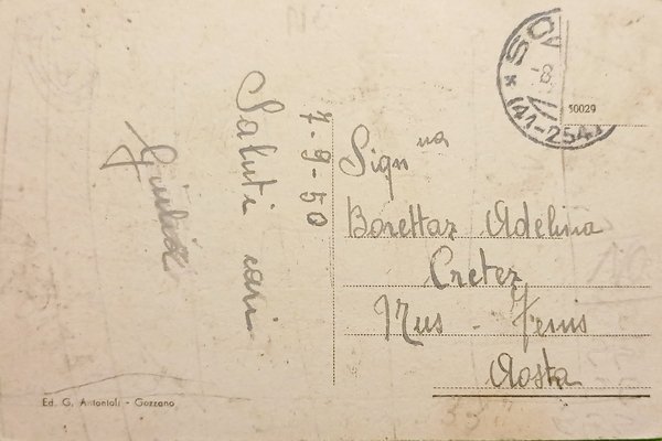 Cartolina - Soriso ( Novara ) - Entrate - 1950