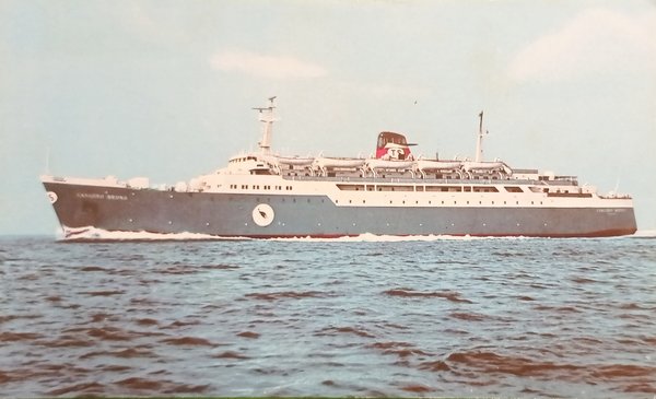 Cartolina Linee Canguro - Servizio marittimo celere passeggeri e veicoli …