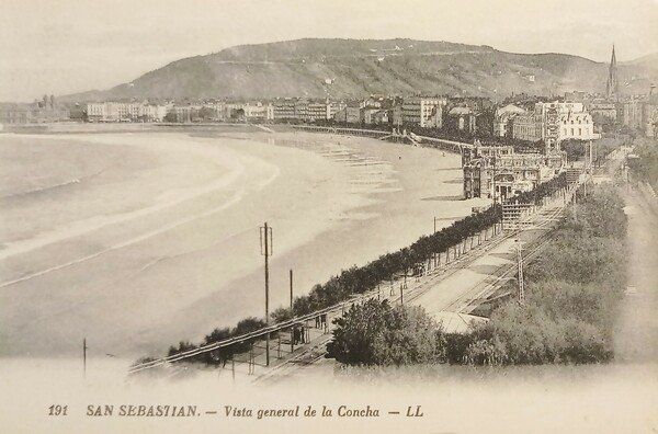 Cartolina - Spagna - San Sebastián - Vista general de …