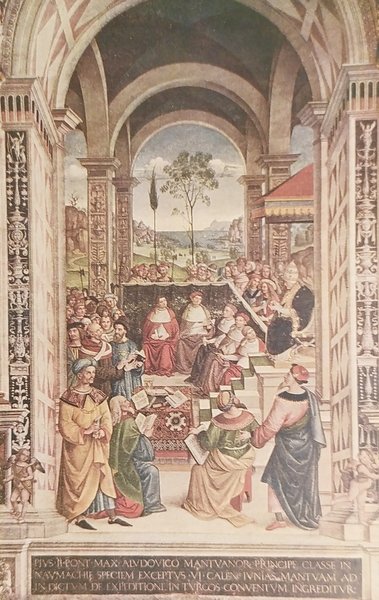Cartolina Siena - Pinturicchio - Congresso in Mantova per la …