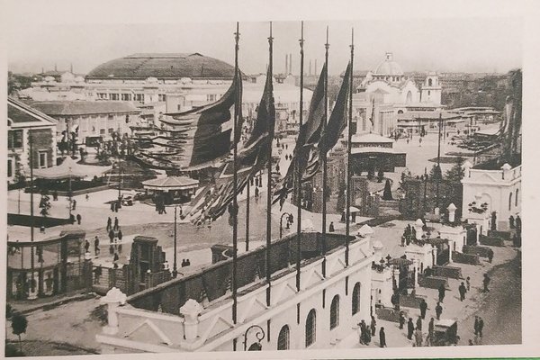 Cartolina - Foire de Milan - Entree de Place Giulio …