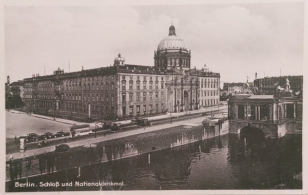 Cartolina - Berlin - Schloss und Nationaldenkmal - 1930 ca.