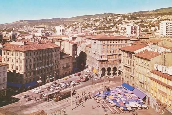 Cartolina - Trieste - Piazza Goldoni - 1975 ca.