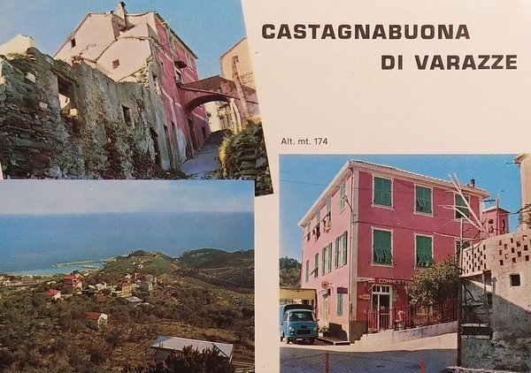 Cartolina - Castagnabuona di Varazze - Vedute diverse - 1973
