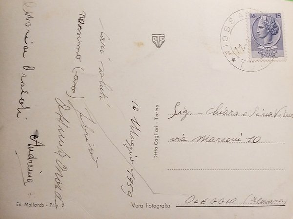 Cartolina - Piossasco ( Torino ) - Panorama - S. …