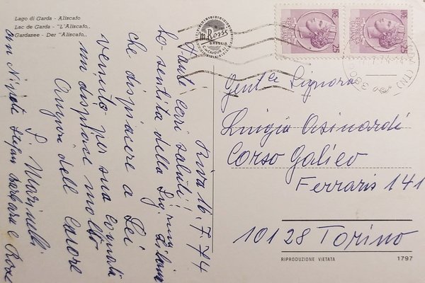 Cartolina - Lago di Garda - Aliscafo - Freccia del …