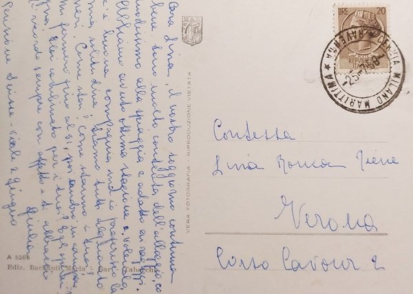 Cartolina - Milano Marittima - Panorama - 1959