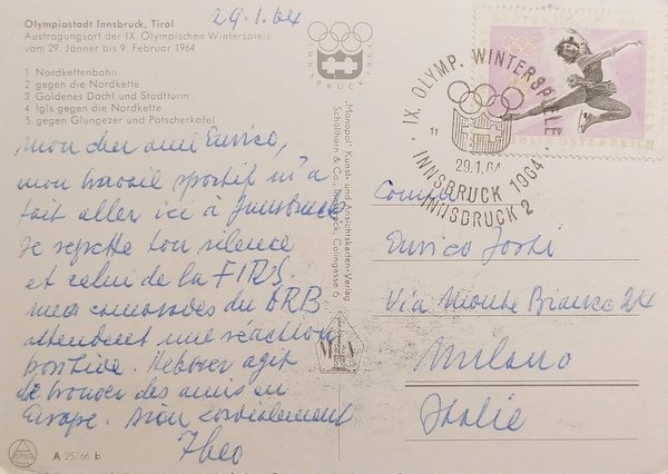 Cartolina - Olympiastadt Innsbruck - IX^ Olympische - Winterspiele - …