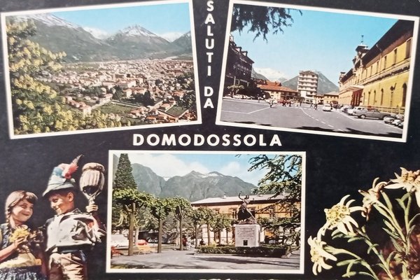 Cartolina - Saluti da Domodossola - Vedute diverse - 1973