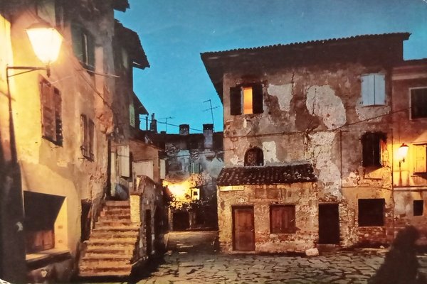 Cartolina - Grado - Savial di notte - 1973