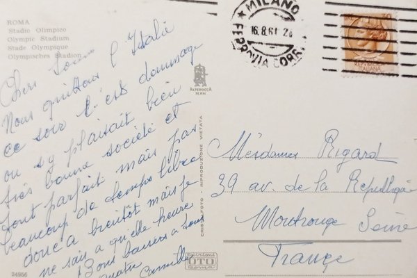 Cartolina - Roma - Stadio Olimpico - 1961