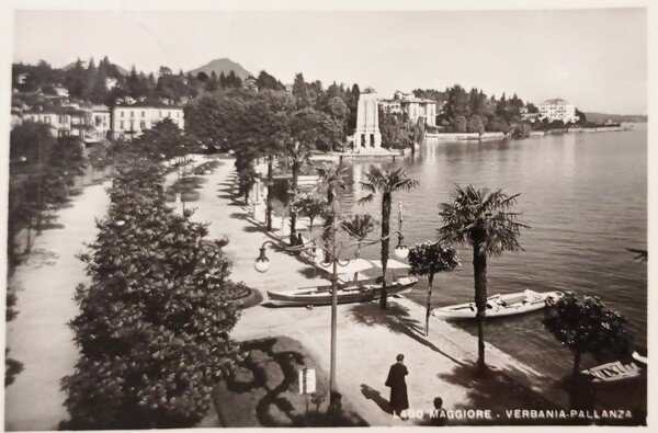 Cartolina - Lago Maggiore - Verbania - Pallanza - 1953
