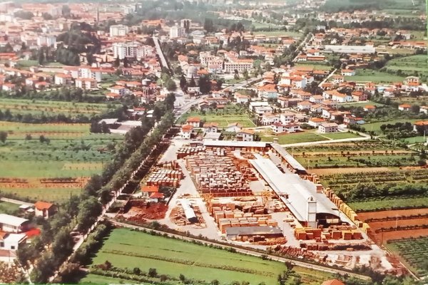 Cartolina - Sacile - Veduta aerea dello Stabilimento - 1971