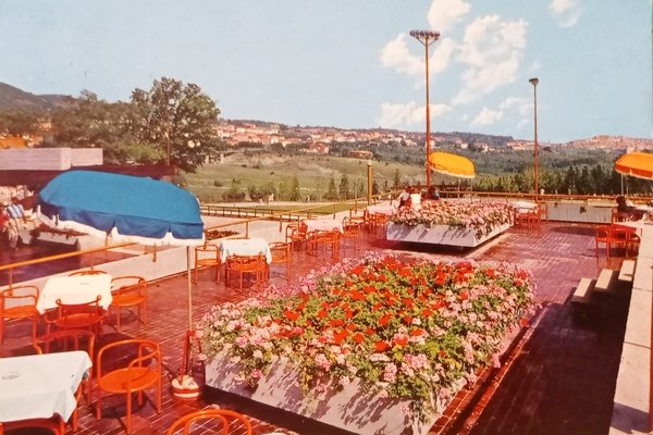 Cartolina - Chianciano Terme - Sorgente Acquasanta - 1973