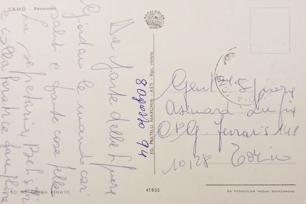 Cartolina - Camo ( Cuneo ) - Panorama - 1994