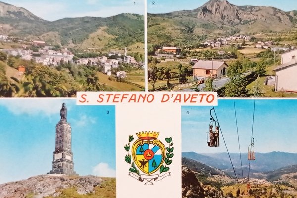 Cartolina - Saluti da San Stefano d'Aveto - Vedute diverse …