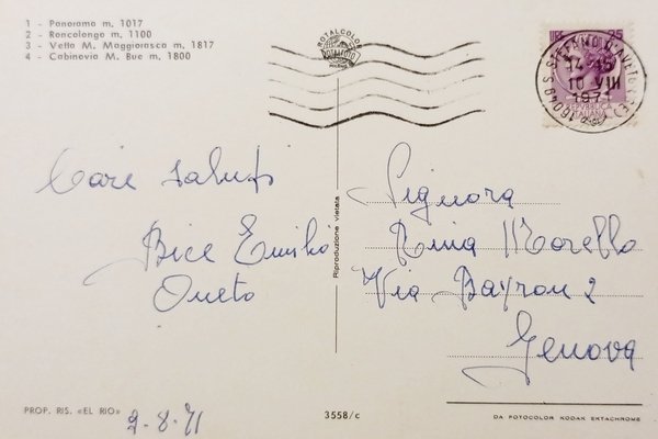 Cartolina - Saluti da San Stefano d'Aveto - Vedute diverse …