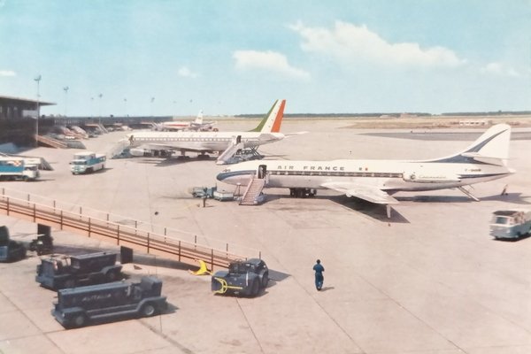 Cartolina Fiumicino - Aeroporto Intercontinentale di Roma Leonardo da Vinci …