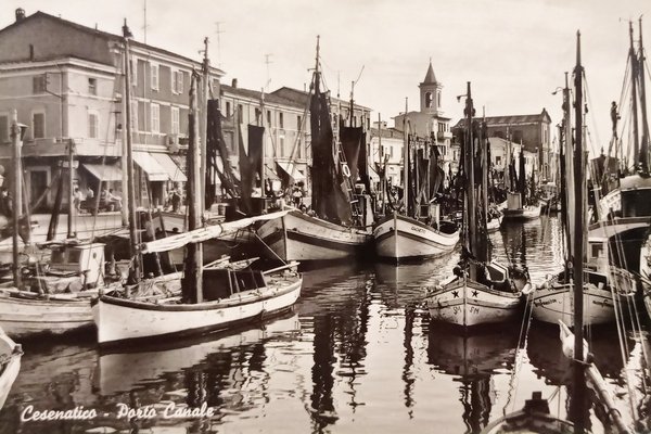 Cartolina - Cesenatico - Porto Canale - 1960 ca.