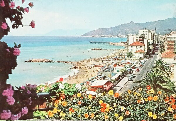 Cartolina - Pietra Ligure - La Spiaggia a Levante - …
