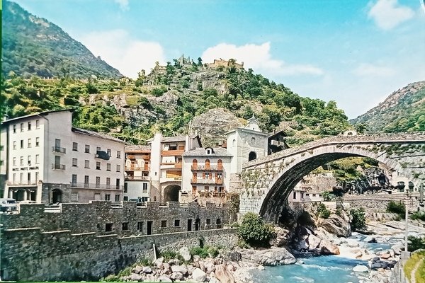 Cartolina - Valle d'Aosta - Pont-Saint-Martin - 1968