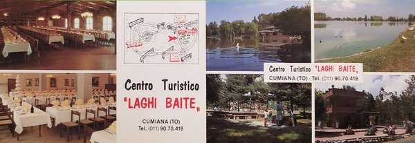 Cartolina - Centro Turistico Laghi Baite - Cumiana ( Torino …
