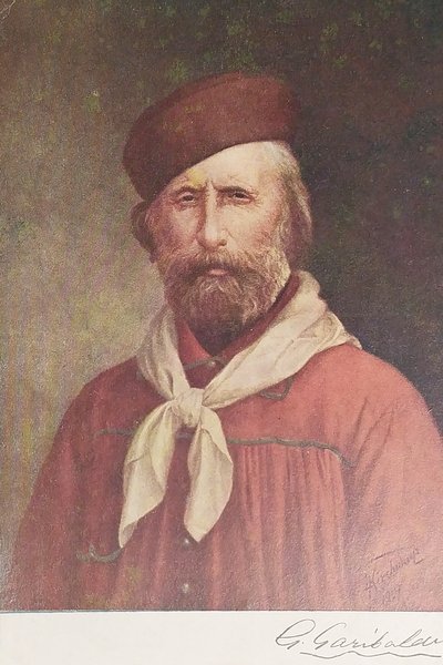 Cartolina Commemorativa - Ritratto di Giuseppe Garibaldi - 1950 ca.