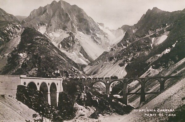 Cartolina - Apuania Carrara - Ponti di Vara - 1955 …
