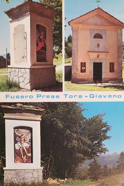 Cartolina - Fusero Prese Tora - Giaveno - 1970 ca.